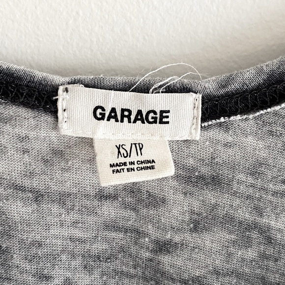 Garage “Champ New York Phys. Ed” Burnout Graphic Tank – Size XS, Heather Grey - Picture 4 of 9